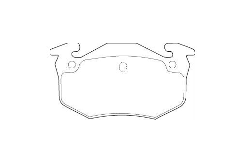 PASTILLA DE FRENO - Citroen ZX 1.9 i/td / Renault Clio / Megane / Peugeot 205-306