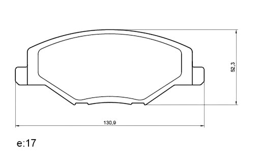 PASTILLA DE FRENO - Volkswagen Nuevo Polo