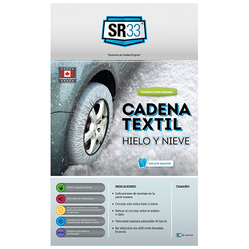 Cadena Textil Nieve - Hielo Nº 450
