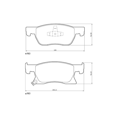 PASTILLA DE FRENO - Chevrolet Cruze 1.7