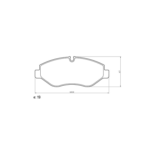 PASTILLA DE FRENO - Mercedes Benz Sprinter 309 - 415- 515 12 / Vito - Viano 06