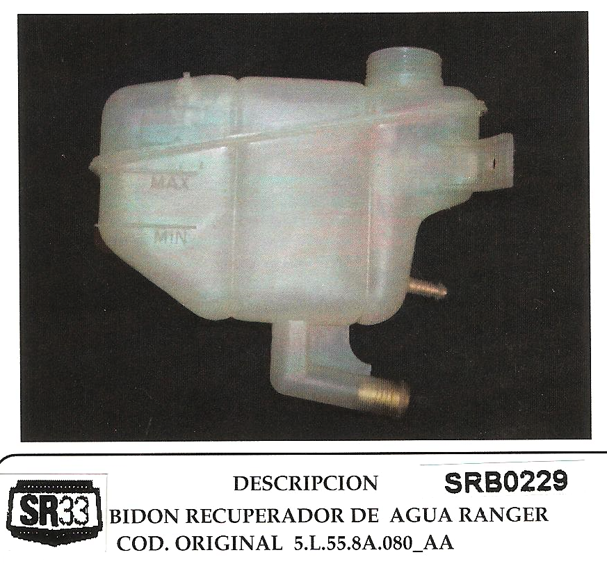 DEPOSITO REFRIGERANTE - REC. AGUA RANGER